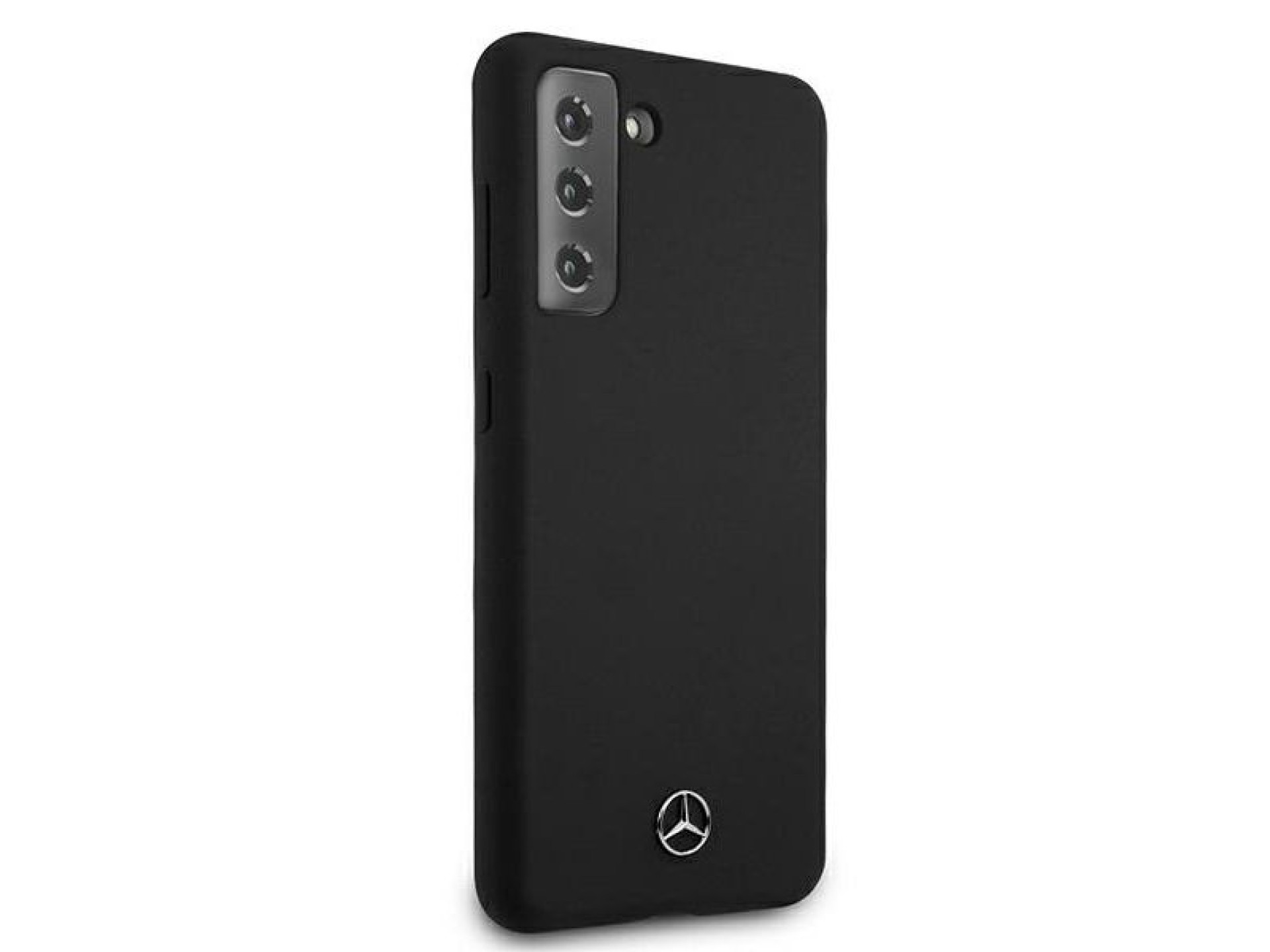 Mercedes Silicone Line Case for Samsung Galaxy S21+ - Black