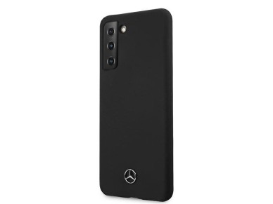 Capa de silicone Mercedes Line para Samsung Galaxy S21+ - Preta