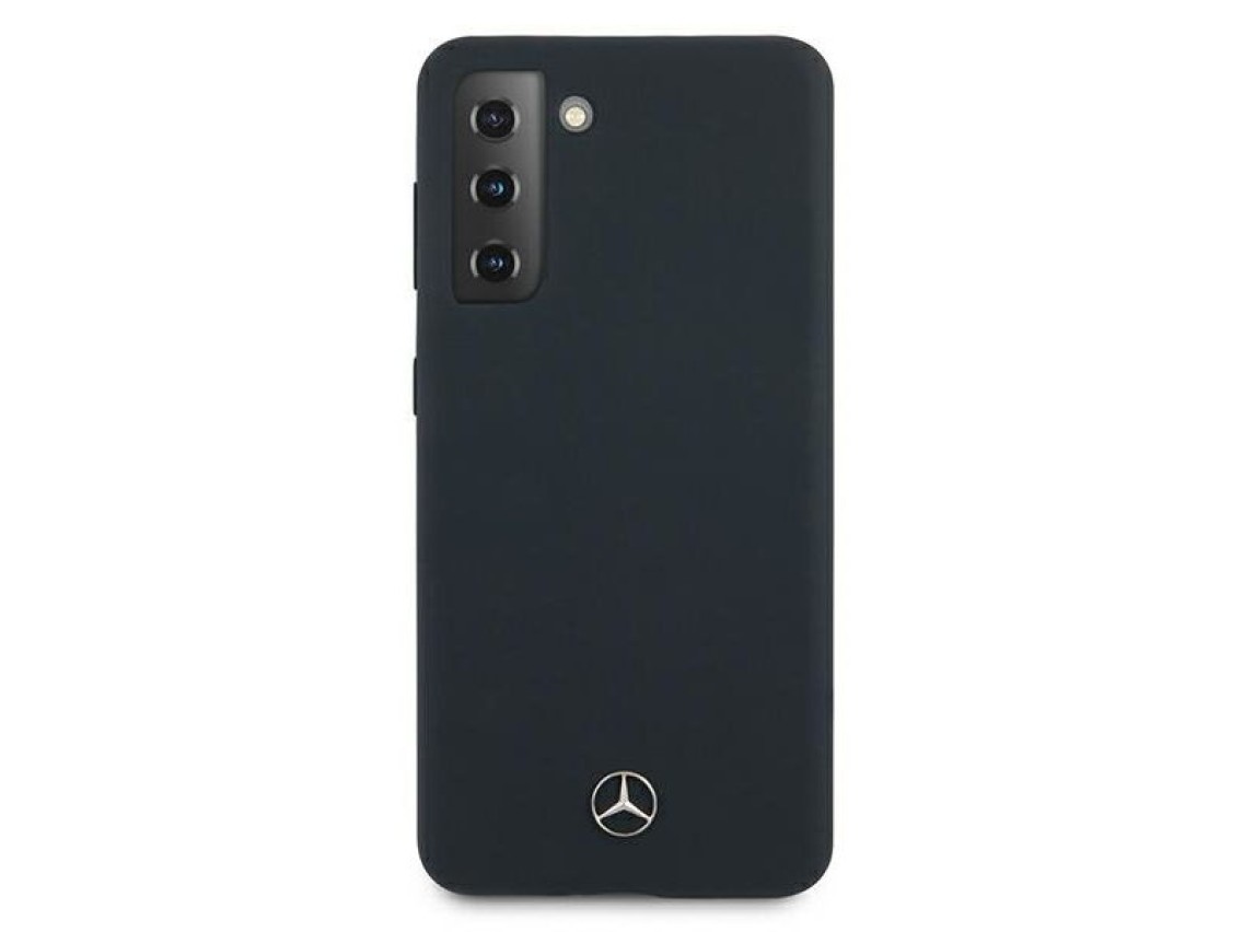 Capa de silicone Mercedes Line para Samsung Galaxy S21+ - Azul