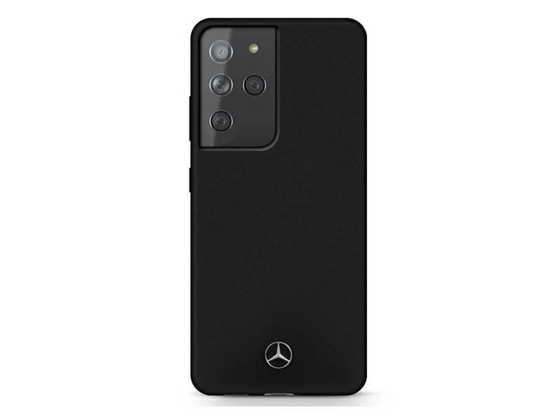 Capa de silicone Mercedes Line para Samsung Galaxy S21 Ultra - Preta