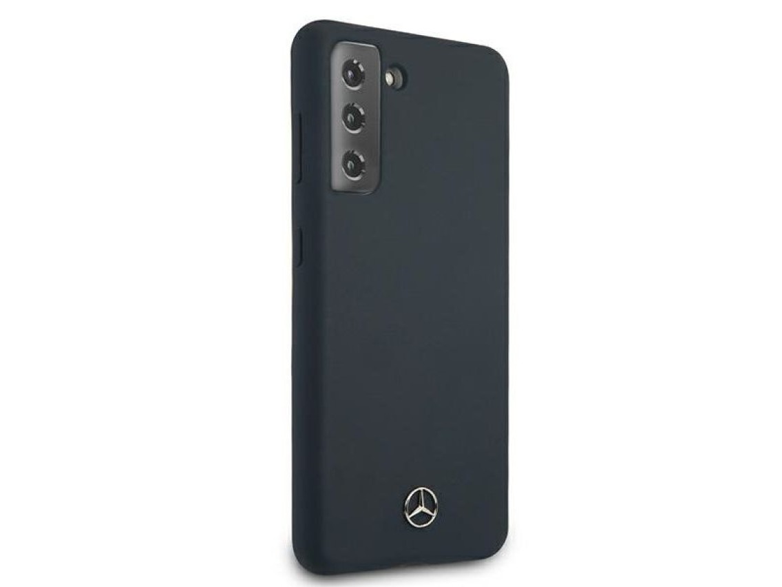 Funda de silicona Mercedes Line para Samsung Galaxy S21 - Azul