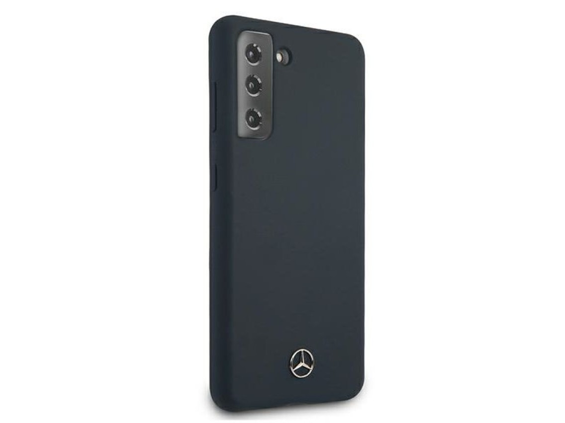 Capa de silicone Mercedes Line para Samsung Galaxy S21+ - Azul