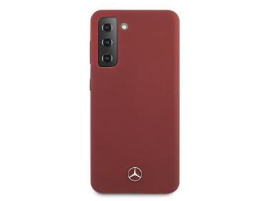 Mercedes Silicone Line Case for Samsung Galaxy S21 - Red Mercedes Silicone Line Case for Samsung Galaxy S21 - Red