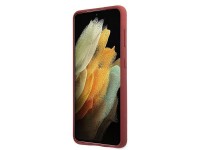 Capa de silicone Mercedes Line para Samsung Galaxy S21 - Vermelha Capa de silicone Mercedes Line para Samsung Galaxy S21 - Vermelha