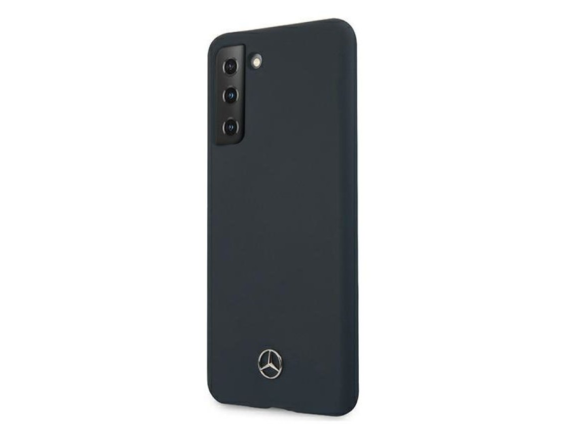 Capa de silicone Mercedes Line para Samsung Galaxy S21+ - Azul