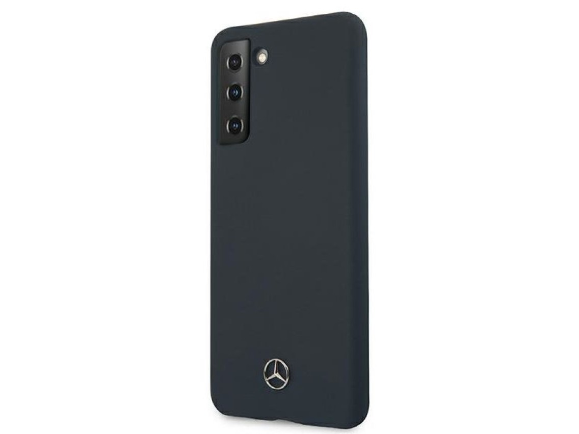 Funda de silicona Mercedes Line para Samsung Galaxy S21 - Azul