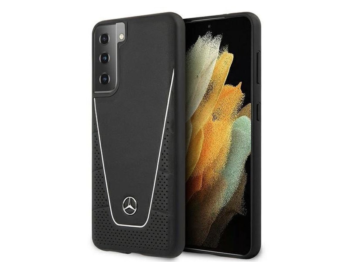 Funda Mercedes Dynamic Line para Samsung Galaxy S21+ - Negra