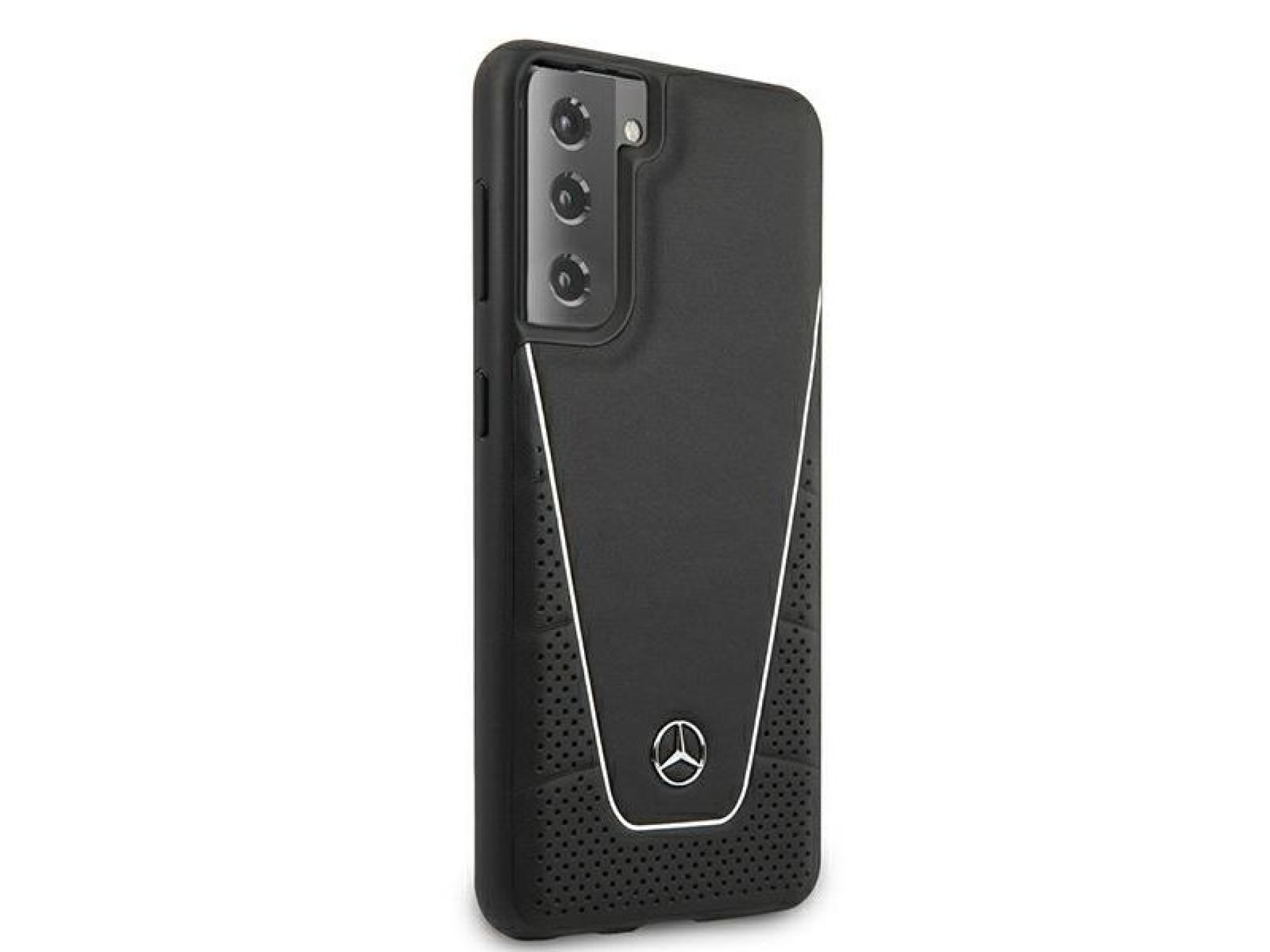 Capa Mercedes Dynamic Line para Samsung Galaxy S21+ - Preta