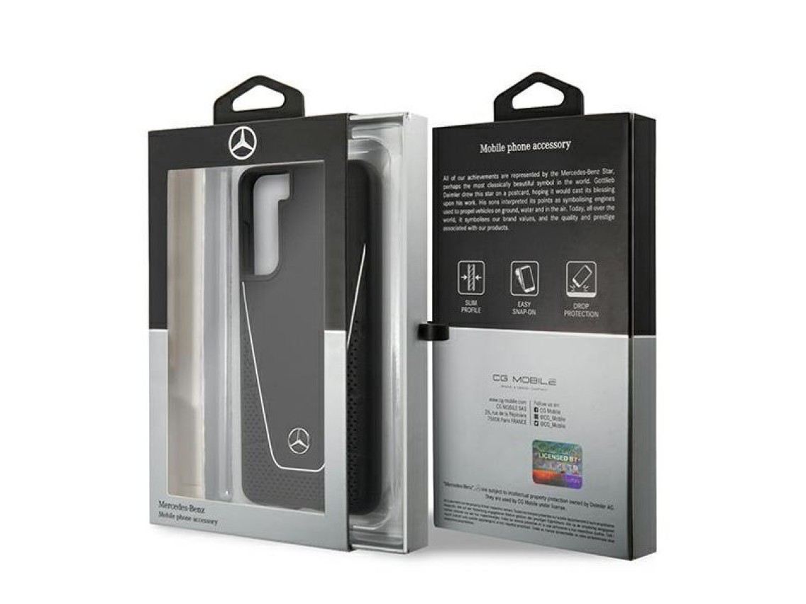 Funda Mercedes Dynamic Line para Samsung Galaxy S21+ - Negra