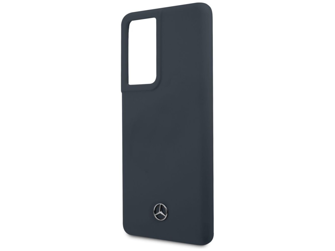 Funda de silicona Mercedes Line para Samsung Galaxy S21 Ultra - Azul