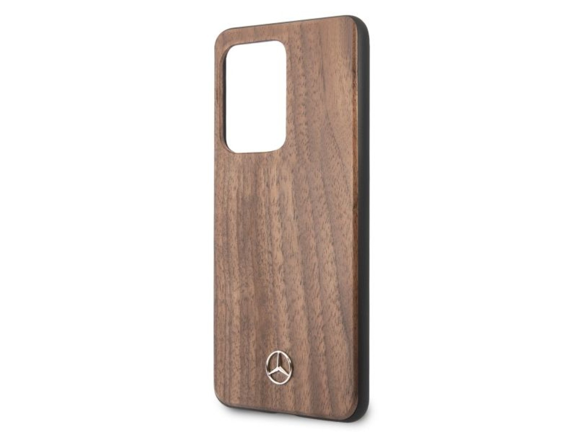 Funda Mercedes Wood Line color nogal para Samsung Galaxy S20 Ultra - Marrón