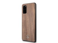 Capa Mercedes Wood Line Walnut para Samsung Galaxy S20+ - Marrom Capa Mercedes Wood Line Walnut para Samsung Galaxy S20+ - Marrom