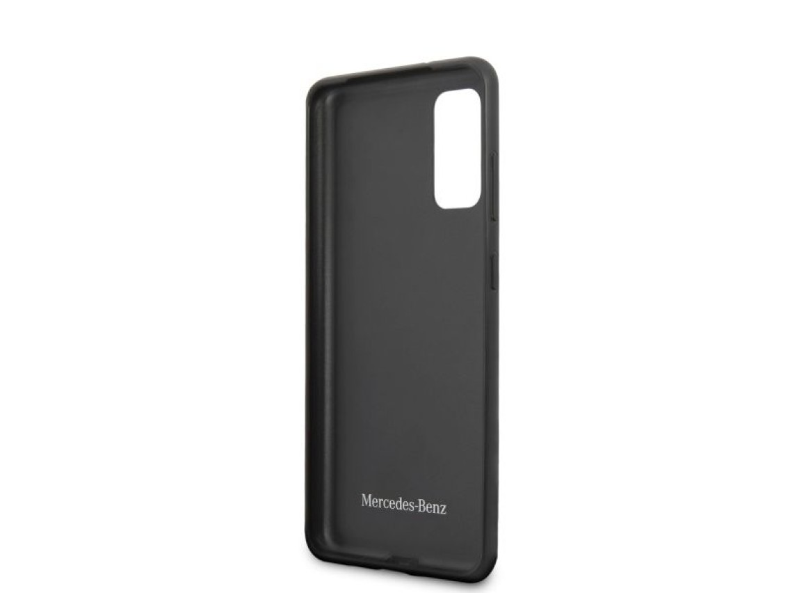 Funda Mercedes Wood Line color nogal para Samsung Galaxy S20 - Marrón