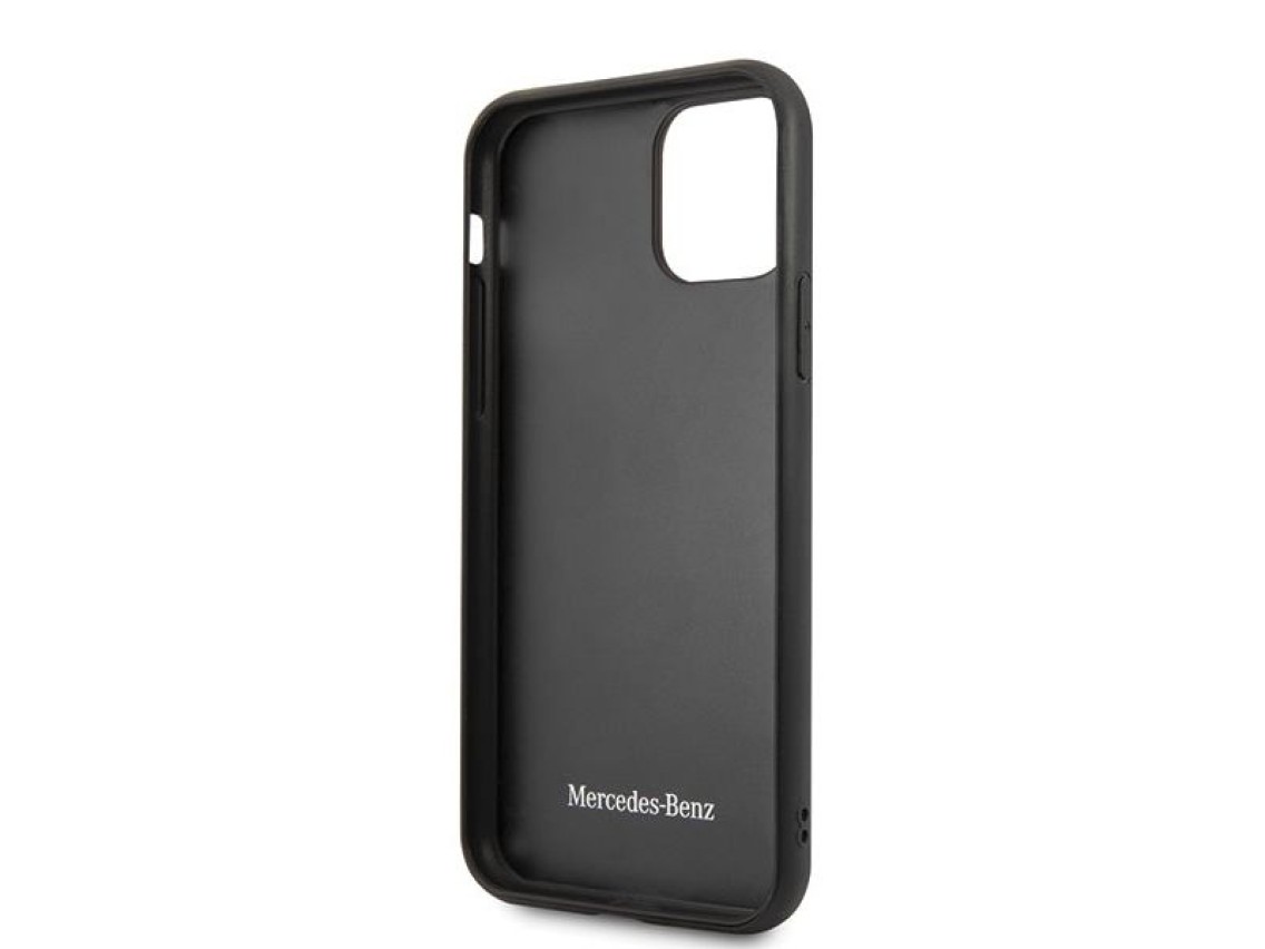 Mercedes Wood Line Rosewood case for iPhone 11 Pro Max - brown