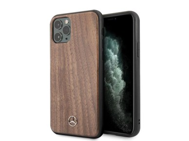 Mercedes Wood Line Walnut Case for iPhone 11 Pro Max - Brown Mercedes Wood Line Walnut Case for iPhone 11 Pro Max - Brown