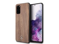 Capa Mercedes Wood Line Walnut para Samsung Galaxy S20+ - Marrom Capa Mercedes Wood Line Walnut para Samsung Galaxy S20+ - Marrom