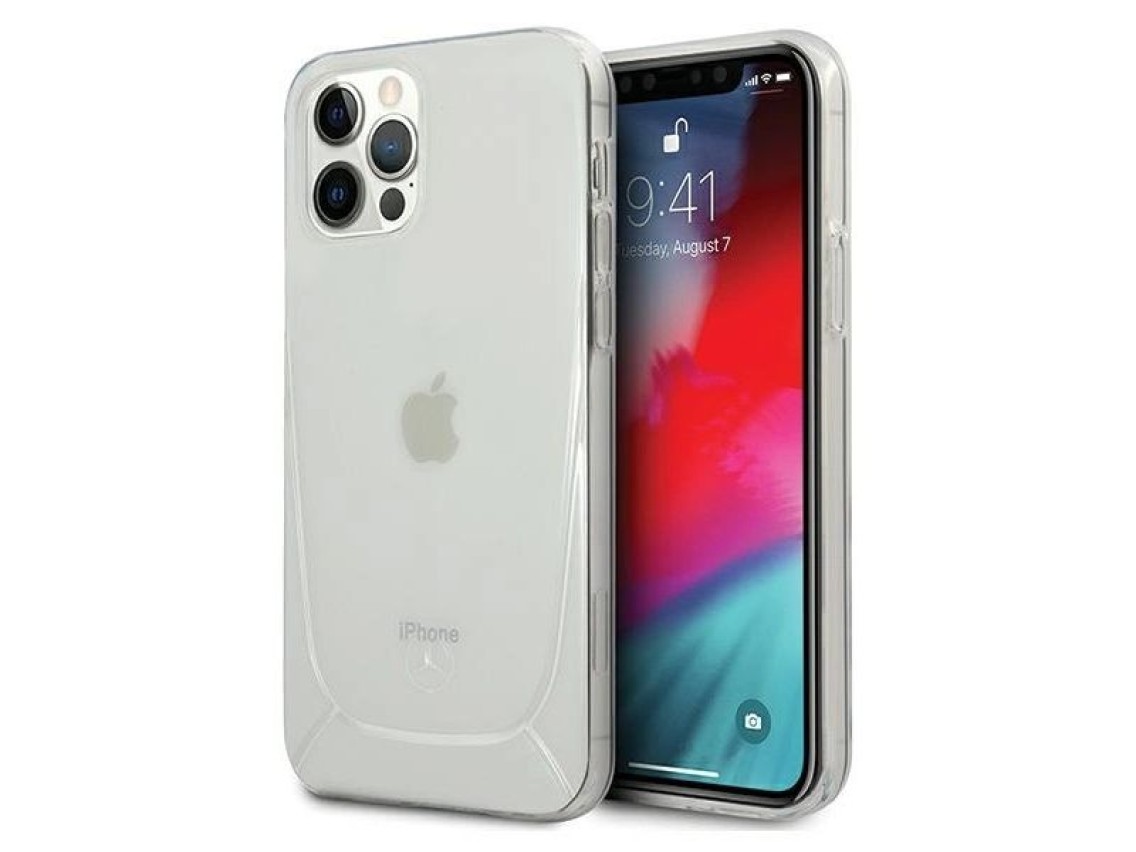 Funda Mercedes Line para iPhone 12 Pro Max - Transparente