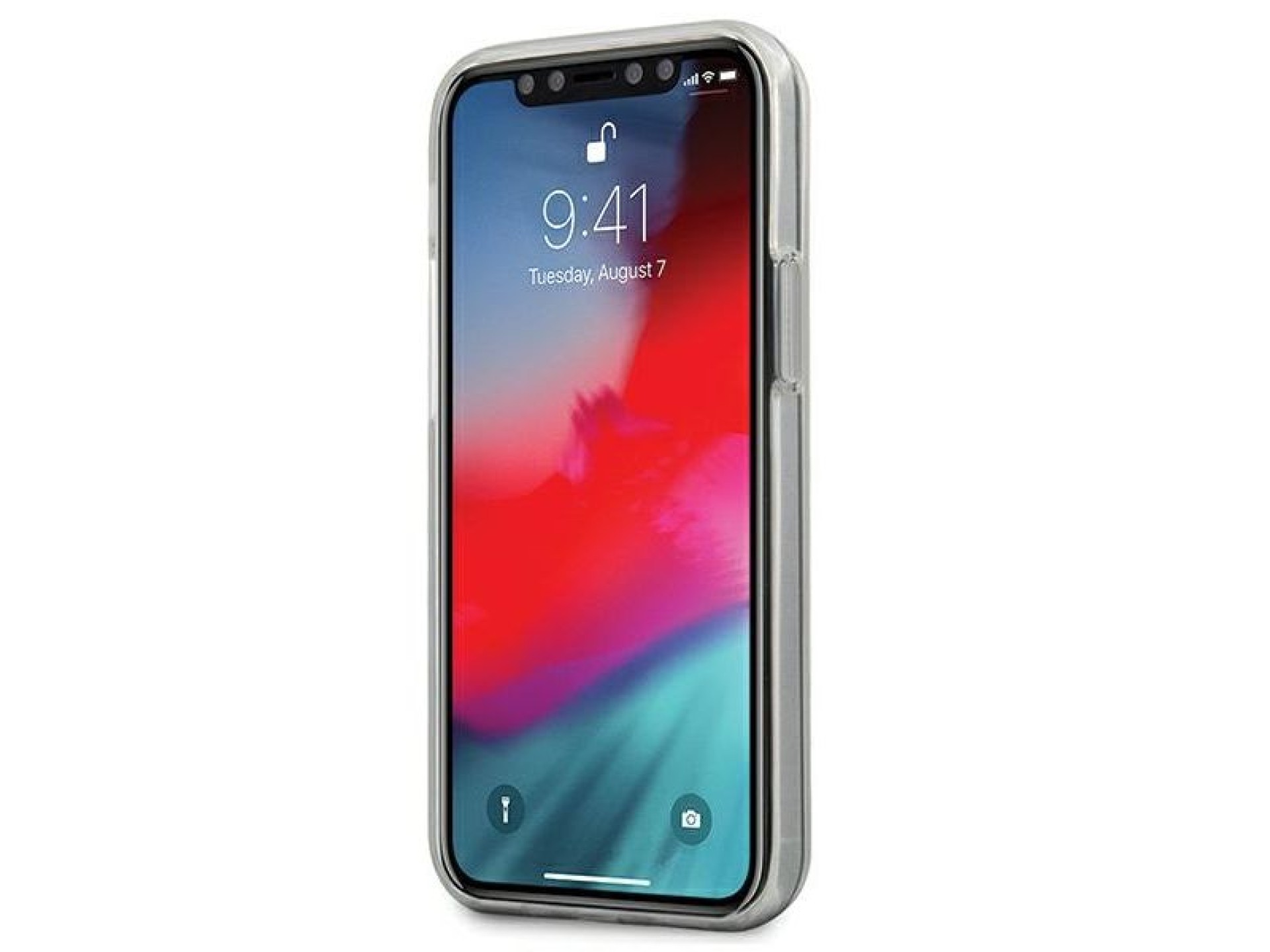Funda Mercedes Line para iPhone 12 mini - Transparente