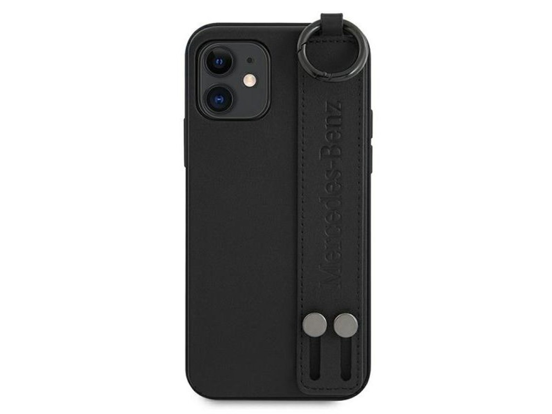 Mercedes Strap Line Case for iPhone 12 mini - Black