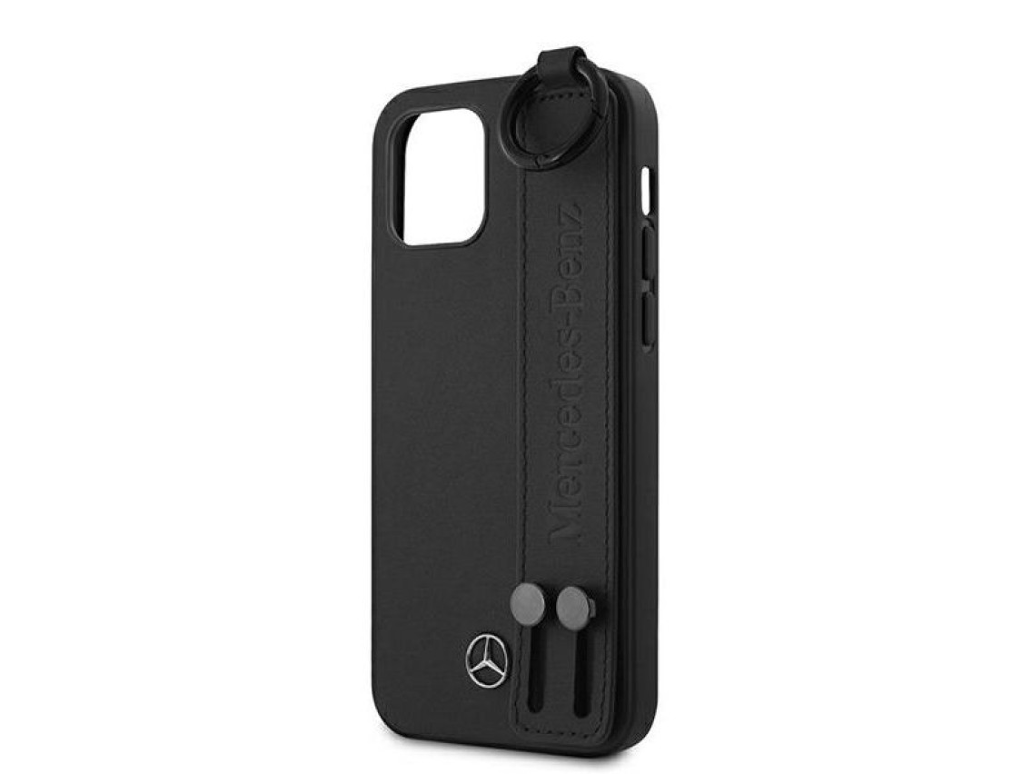 Mercedes Strap Line Case for iPhone 12 mini - Black