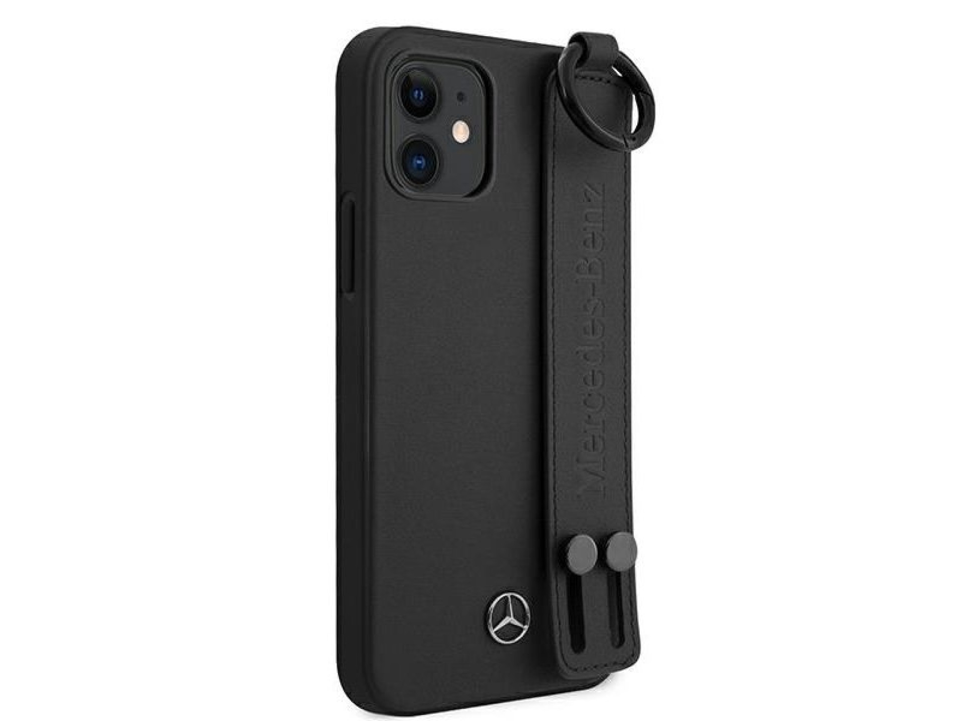 Mercedes Strap Line Case for iPhone 12 mini - Black