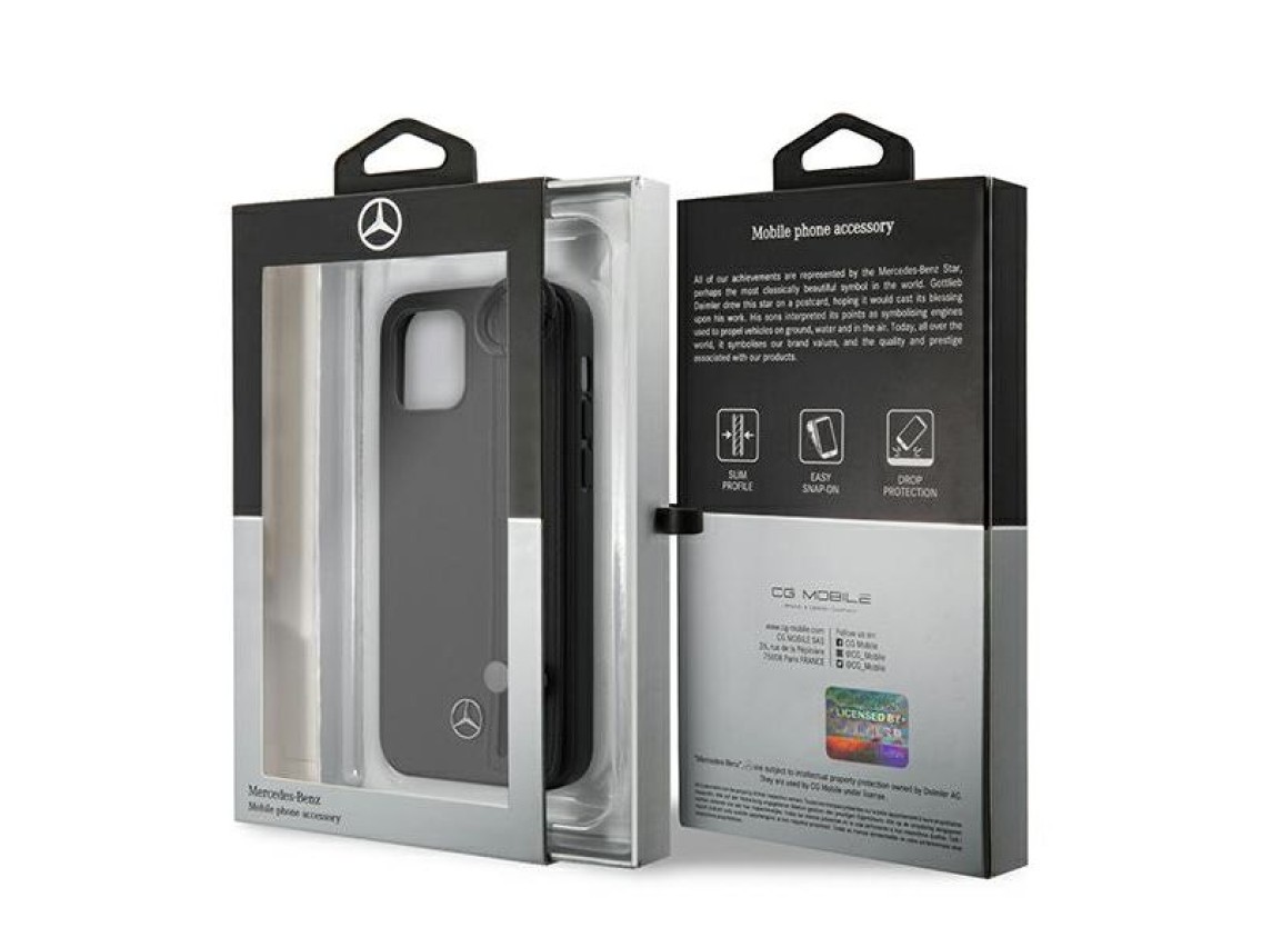 Mercedes Strap Line Case for iPhone 12 mini - Black