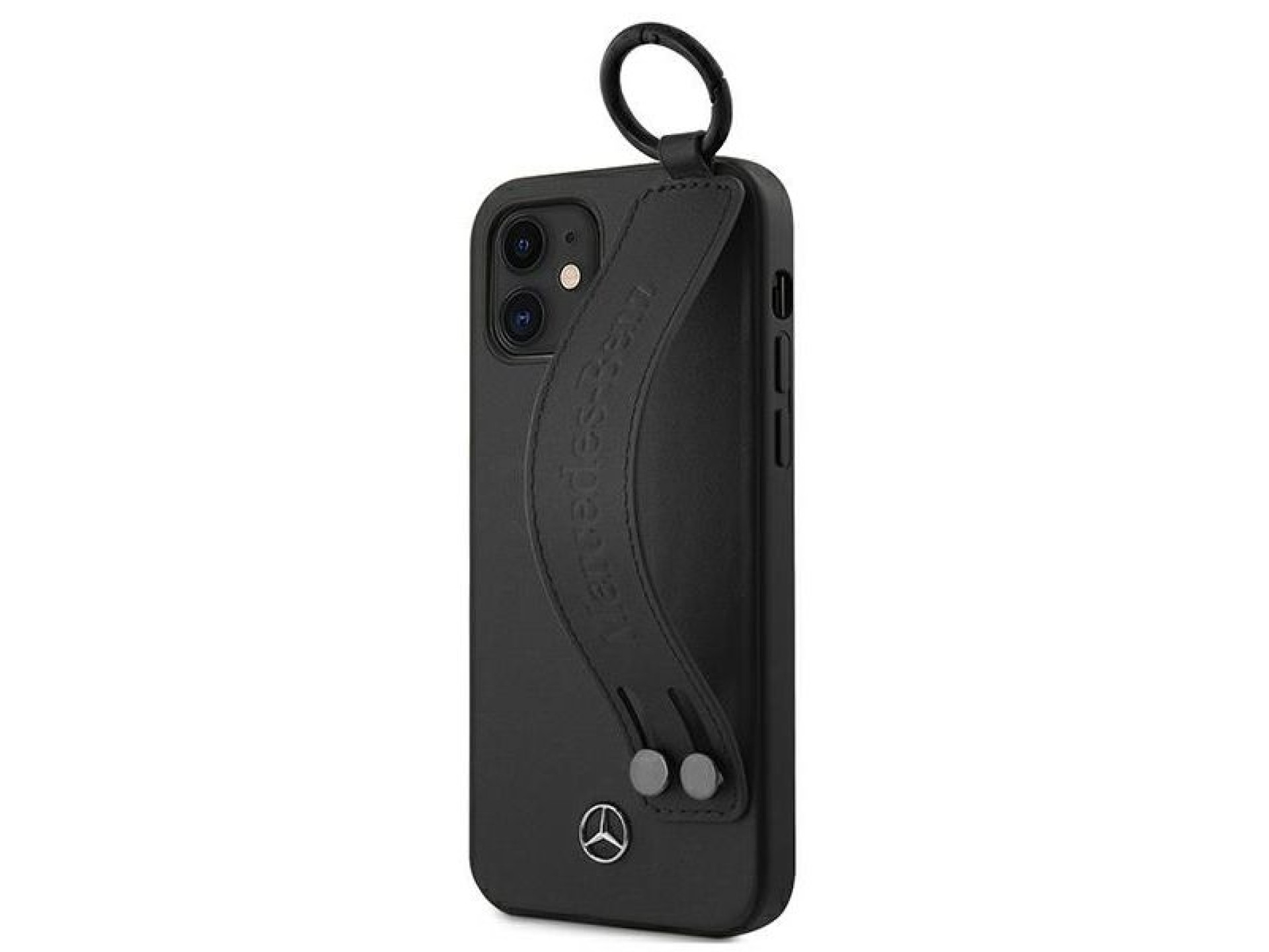 Mercedes Strap Line Case for iPhone 12 mini - Black