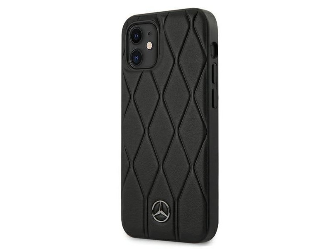 Capa Mercedes Wave Line para iPhone 12 mini - Preta