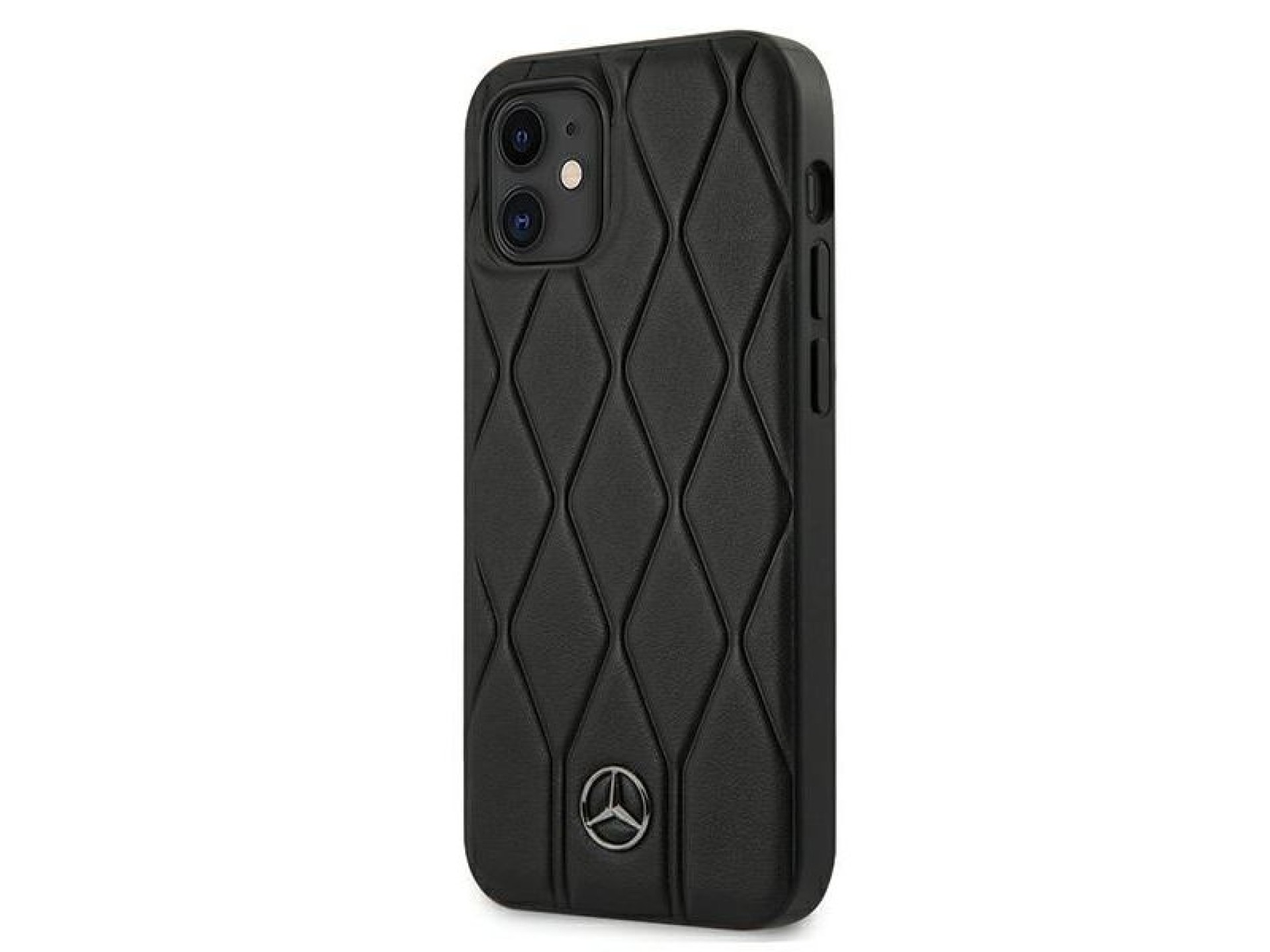 Capa Mercedes Wave Line para iPhone 12 mini - Preta