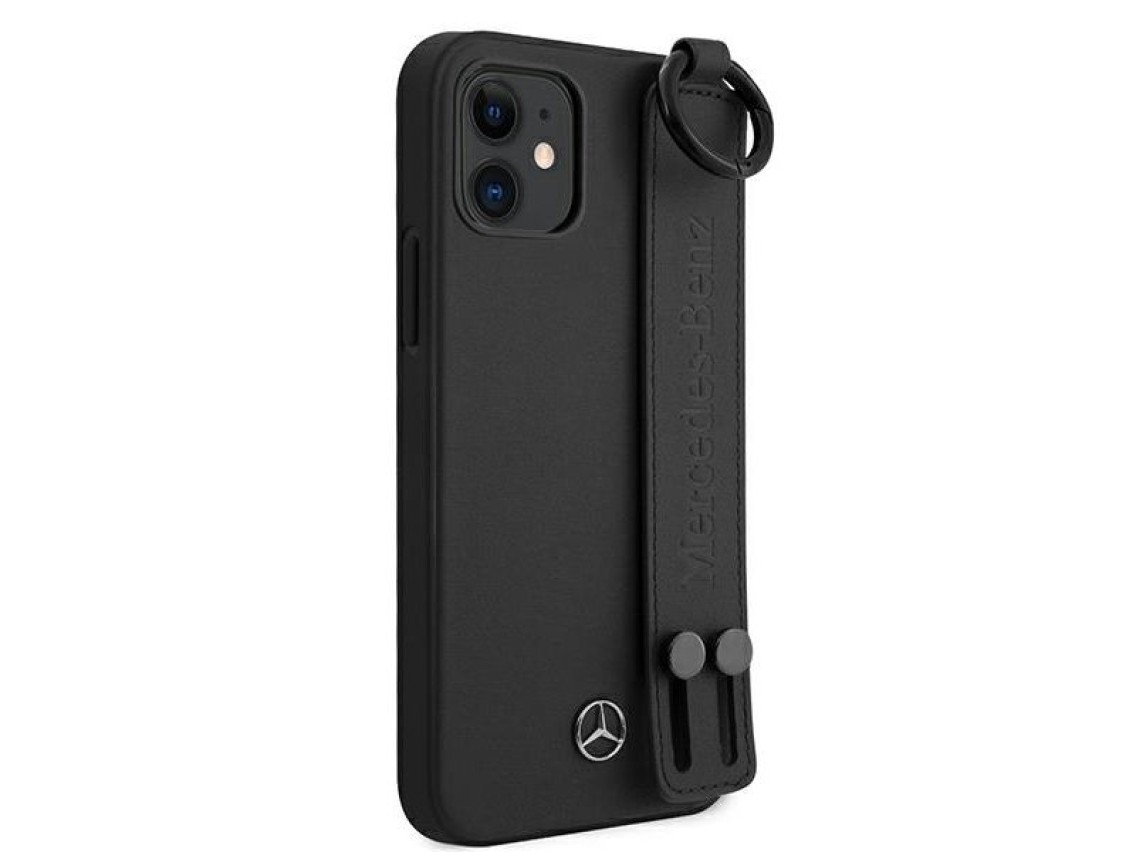 Mercedes Strap Line Case for iPhone 12 mini - Black