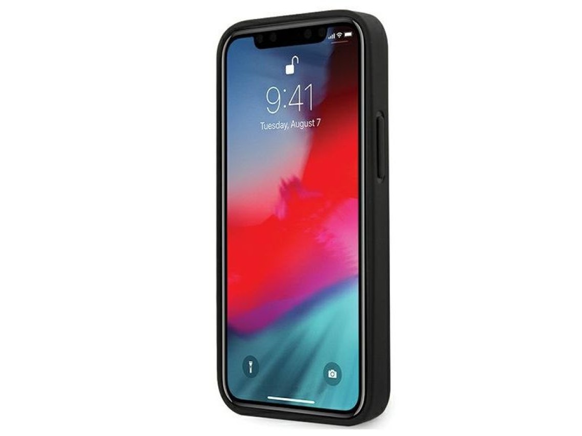 Capa Mercedes Wave Line para iPhone 12 mini - Preta