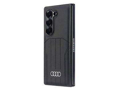 Funda Audi de piel sintética MagSafe para Samsung Galaxy Z Fold 6 - Negra Funda Audi de piel sintética MagSafe para Samsung Galaxy Z Fold 6 - Negra