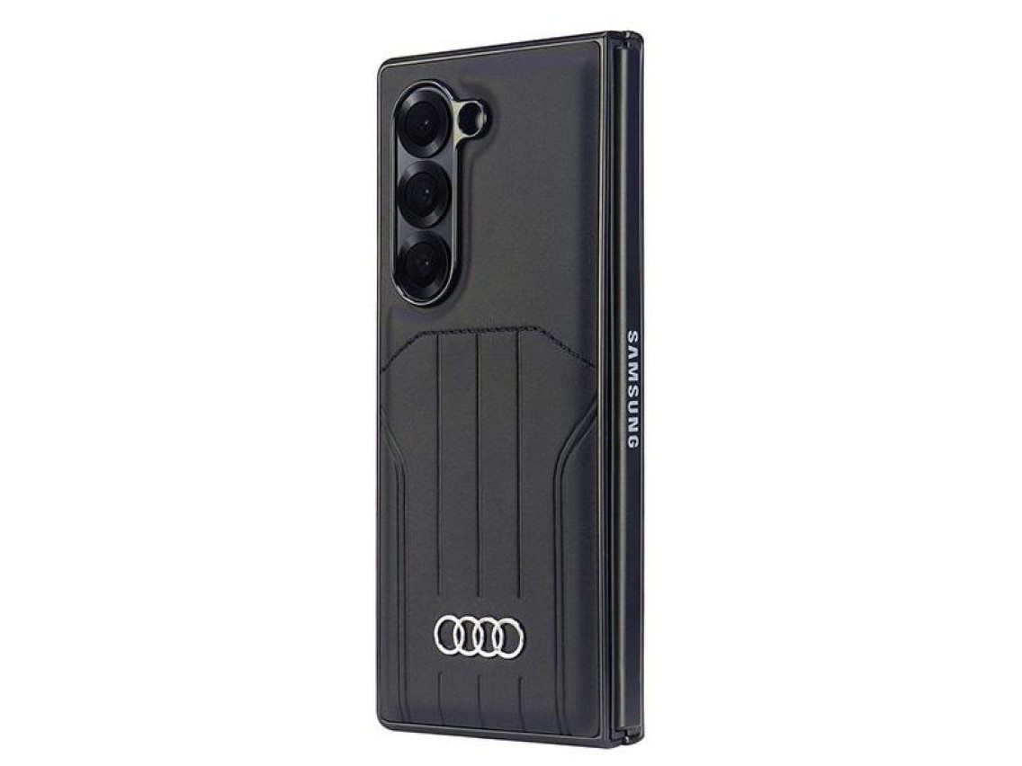 Funda Audi de piel sintética MagSafe para Samsung Galaxy Z Fold 6 - Negra
