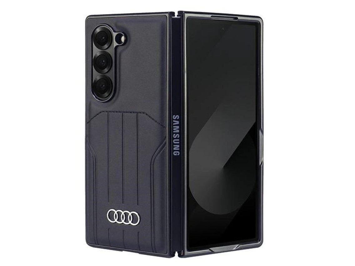 Funda Audi de piel sintética MagSafe para Samsung Galaxy Z Fold 6 - Negra