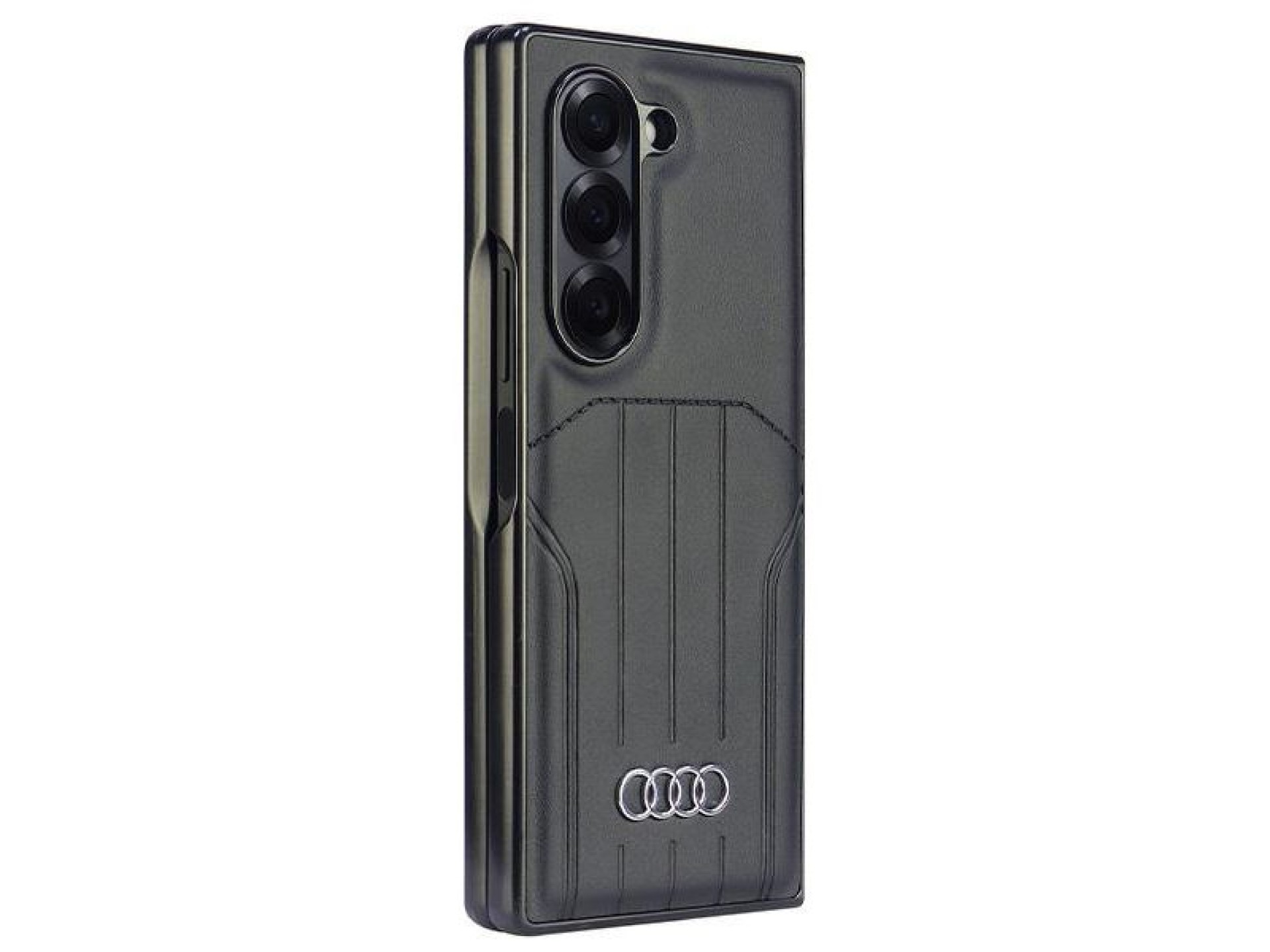 Funda Audi de piel sintética MagSafe para Samsung Galaxy Z Fold 6 - Negra