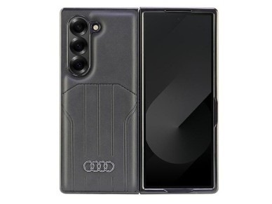Funda Audi de piel sintética MagSafe para Samsung Galaxy Z Fold 6 - Negra Funda Audi de piel sintética MagSafe para Samsung Galaxy Z Fold 6 - Negra