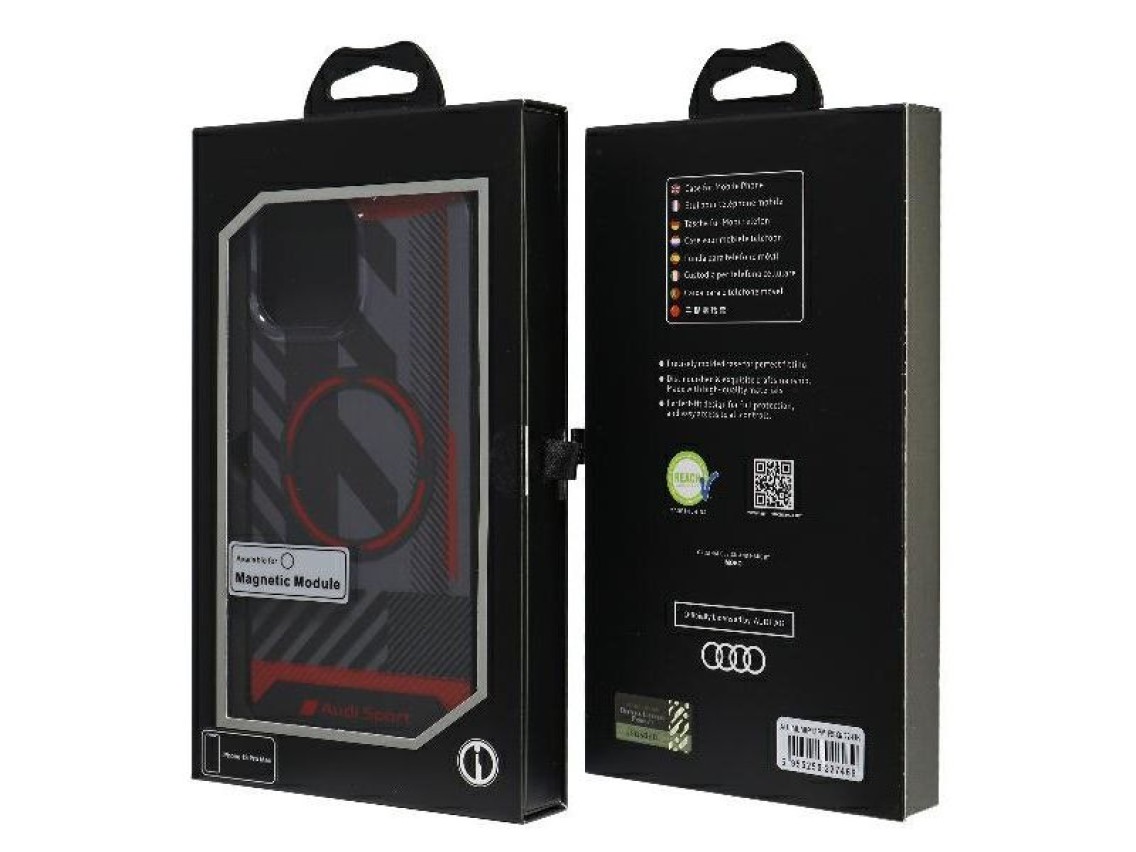 Funda Audi IML Sport MagSafe para iPhone 13 Pro Max - Negra