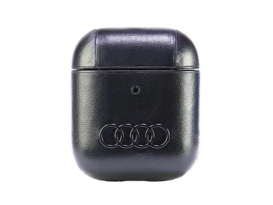 Audi Leather Big Logo Case for AirPods 1 / 2 - Black Audi Leather Big Logo Case for AirPods 1 / 2 - Black