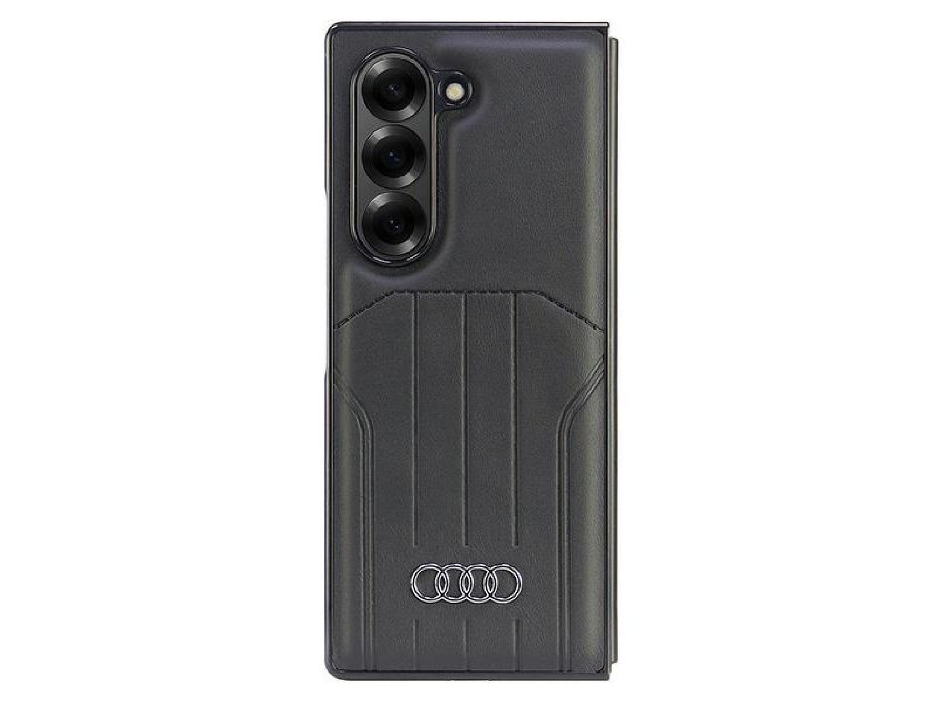 Funda Audi de piel sintética MagSafe para Samsung Galaxy Z Fold 6 - Negra
