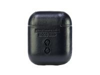 Funda de piel Audi con logo grande para AirPods 1/2 - Negra Funda de piel Audi con logo grande para AirPods 1/2 - Negra