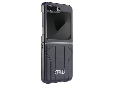 Funda Audi de piel sintética MagSafe para Samsung Galaxy Z Flip 6 - Negra Funda Audi de piel sintética MagSafe para Samsung Galaxy Z Flip 6 - Negra