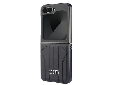 Funda Audi de piel sintética MagSafe para Samsung Galaxy Z Flip 6 - Negra Funda Audi de piel sintética MagSafe para Samsung Galaxy Z Flip 6 - Negra