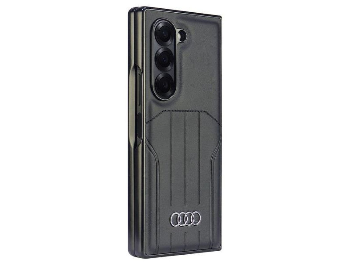 Funda Audi de piel sintética MagSafe para Samsung Galaxy Z Fold 6 - Negra