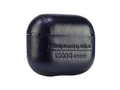 Audi Leather Big Logo Case for AirPods 3 - Black Audi Leather Big Logo Case for AirPods 3 - Black