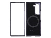 Capa MagSafe em couro sintético da Audi para Samsung Galaxy Z Fold 6 - Preta Capa MagSafe em couro sintético da Audi para Samsung Galaxy Z Fold 6 - Preta