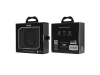 Funda de piel Audi con logo grande para AirPods 1/2 - Negra Funda de piel Audi con logo grande para AirPods 1/2 - Negra