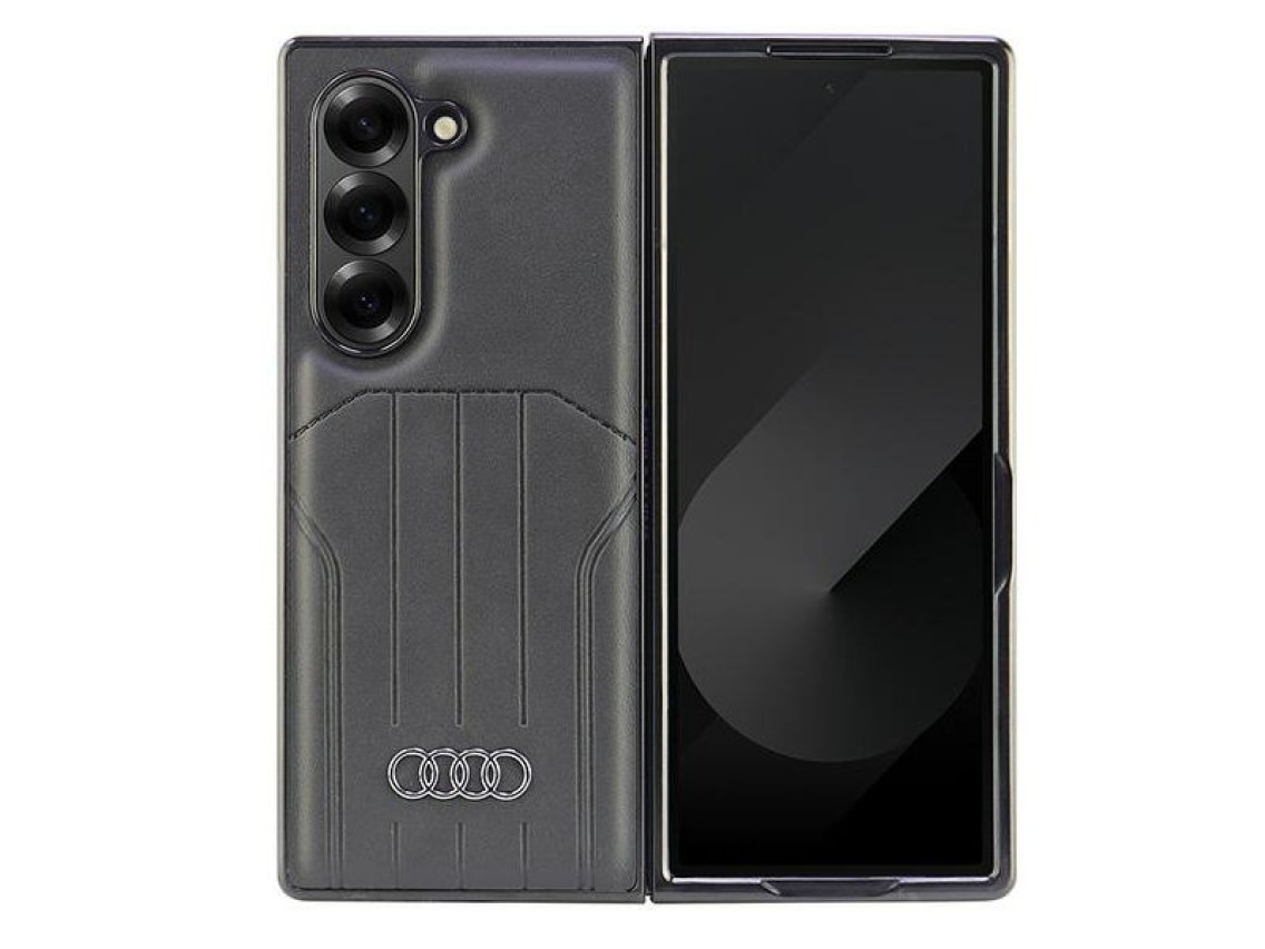 Funda Audi de piel sintética MagSafe para Samsung Galaxy Z Fold 6 - Negra