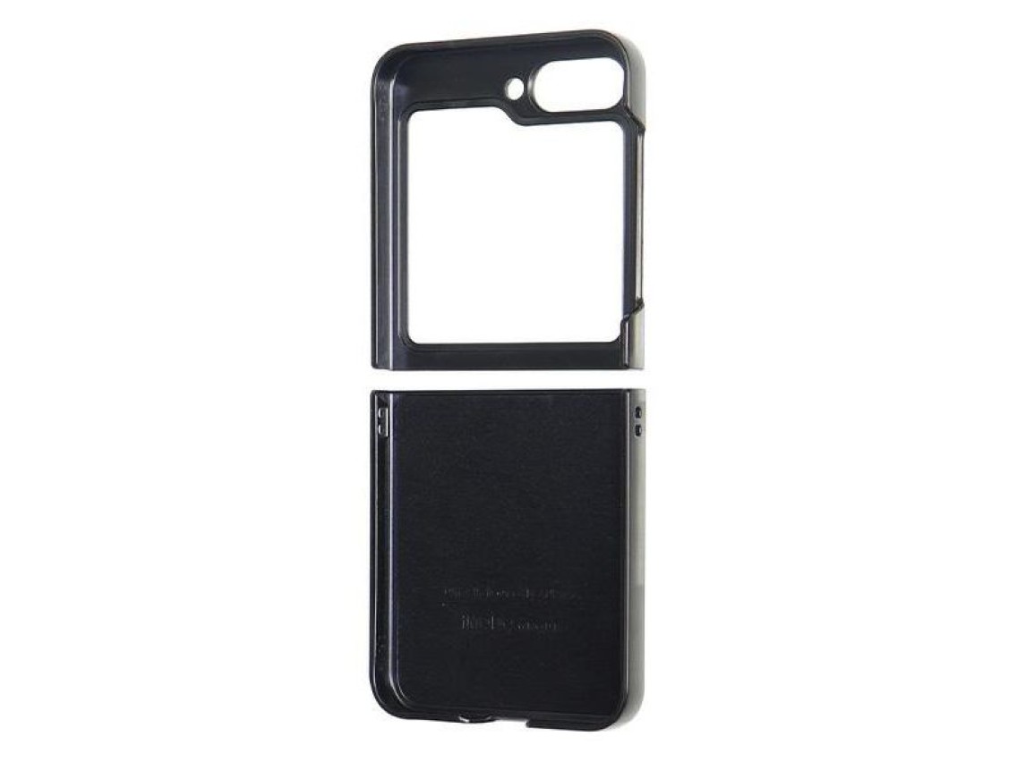 Capa MagSafe em couro sintético da Audi para Samsung Galaxy Z Flip 6 - Preta