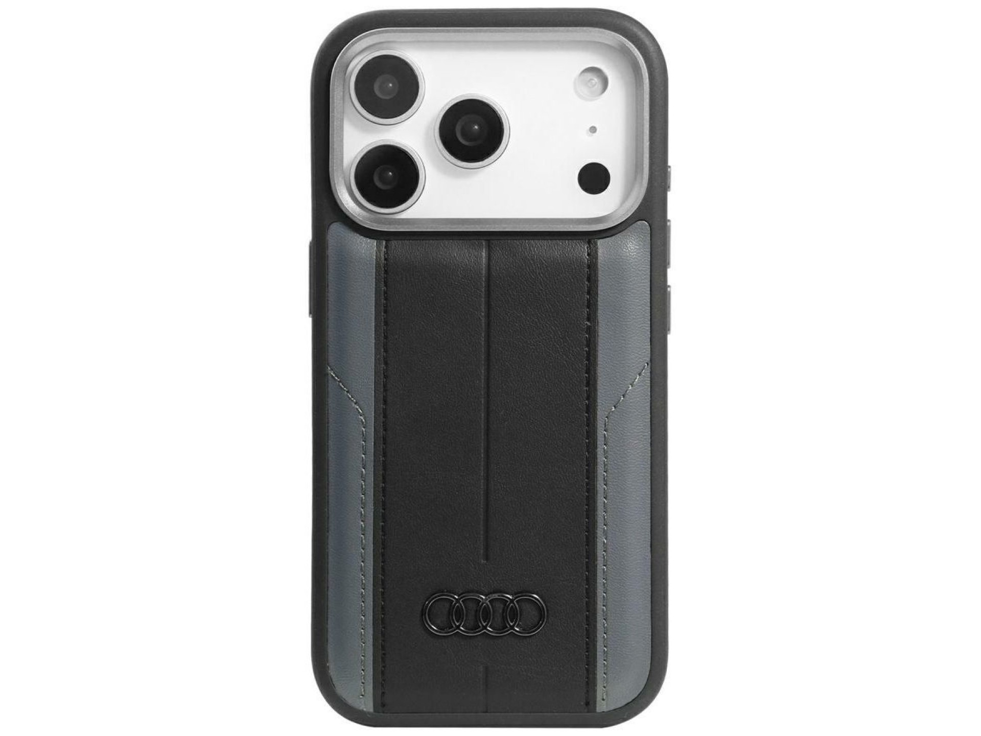 Audi A6 Synthetic Leather MagSafe Case for iPhone 17 Pro - Black