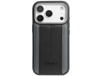 Audi A6 Synthetic Leather MagSafe Case for iPhone 17 Pro - Black Audi A6 Synthetic Leather MagSafe Case for iPhone 17 Pro - Black
